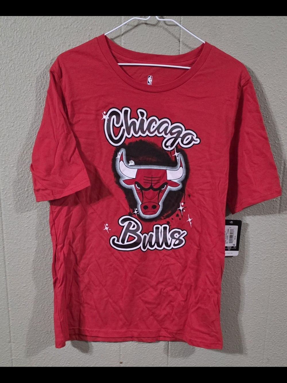 Nwt Youth NBA Chicago Bulls Red Graphic Tee Sz XL (18-20)